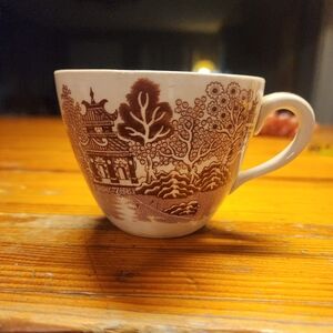 Vintage‎ Red Willow Coffee Mug Made in England Rare